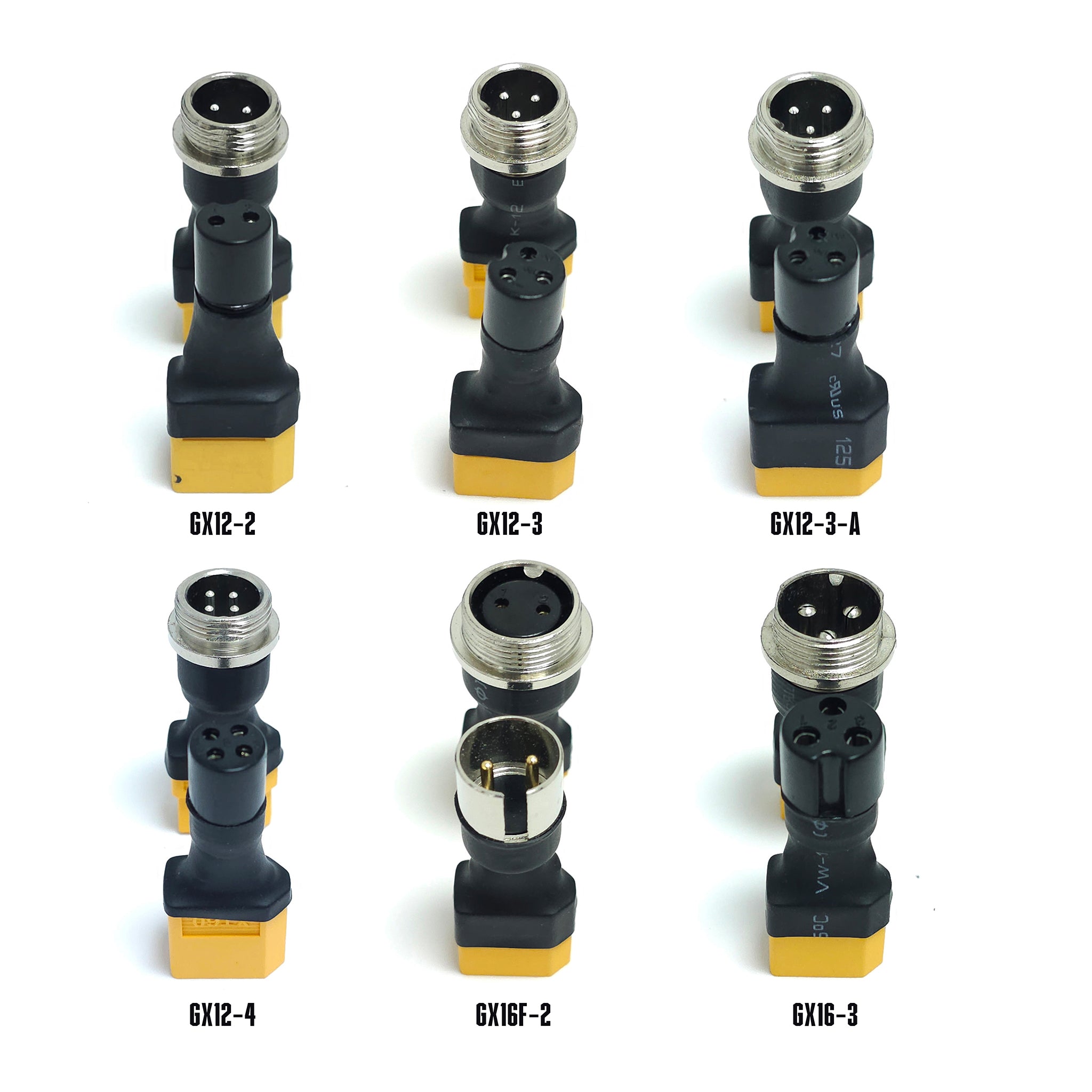 GX-XT60 Adapters (2 x XT60 Male) For Fast Chargers