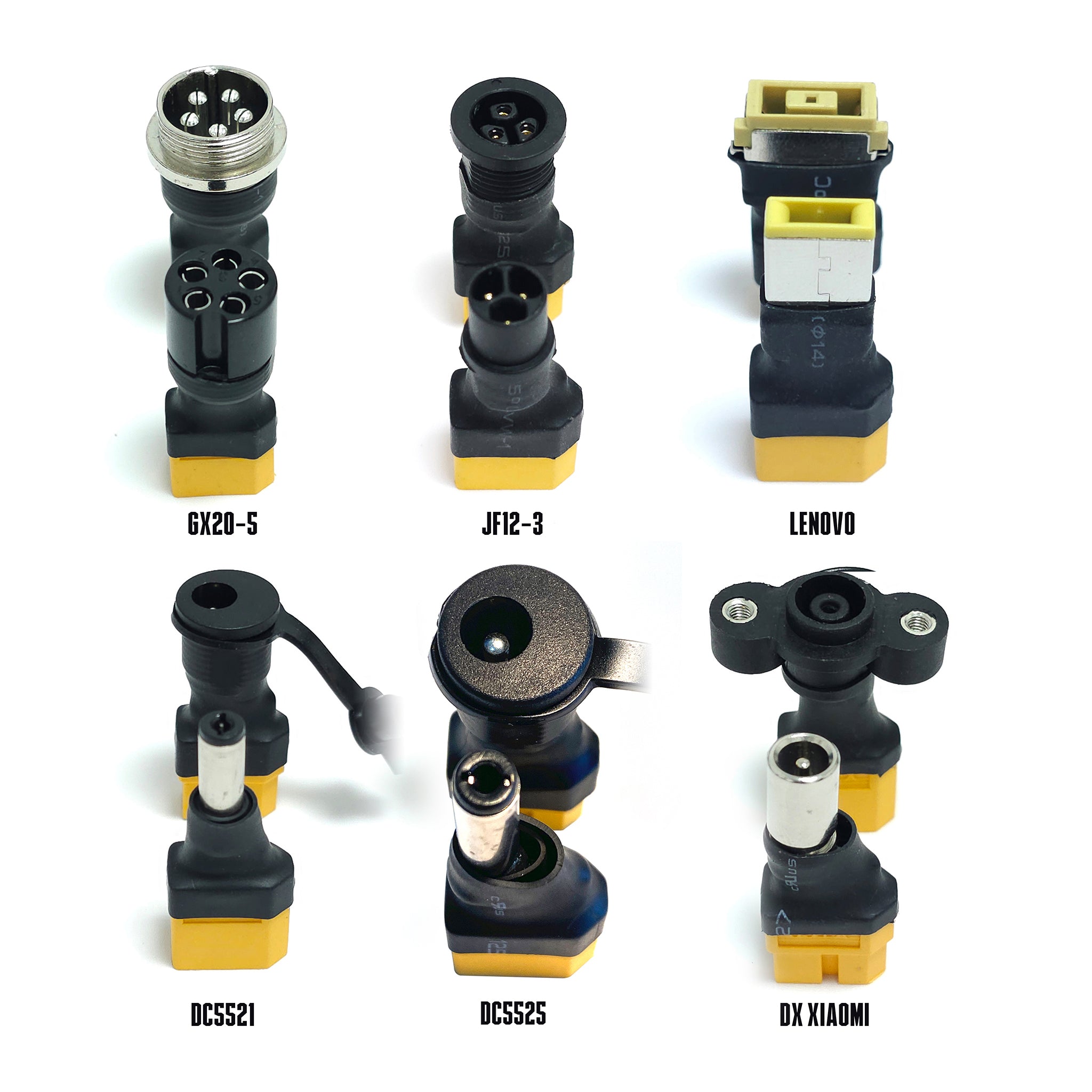 GX-XT60 Adapters (2 x XT60 Male) For Fast Chargers