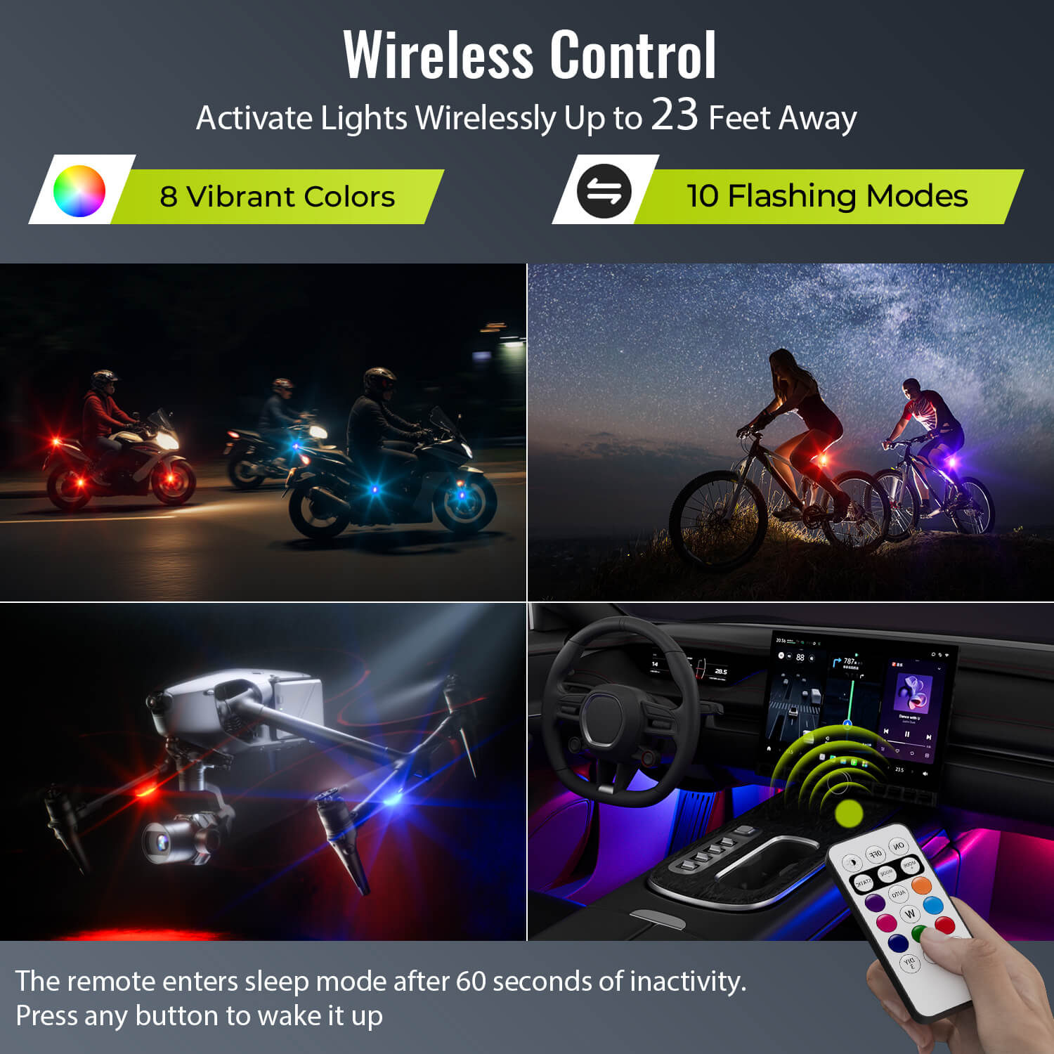 Wireless LED Lights-RG3