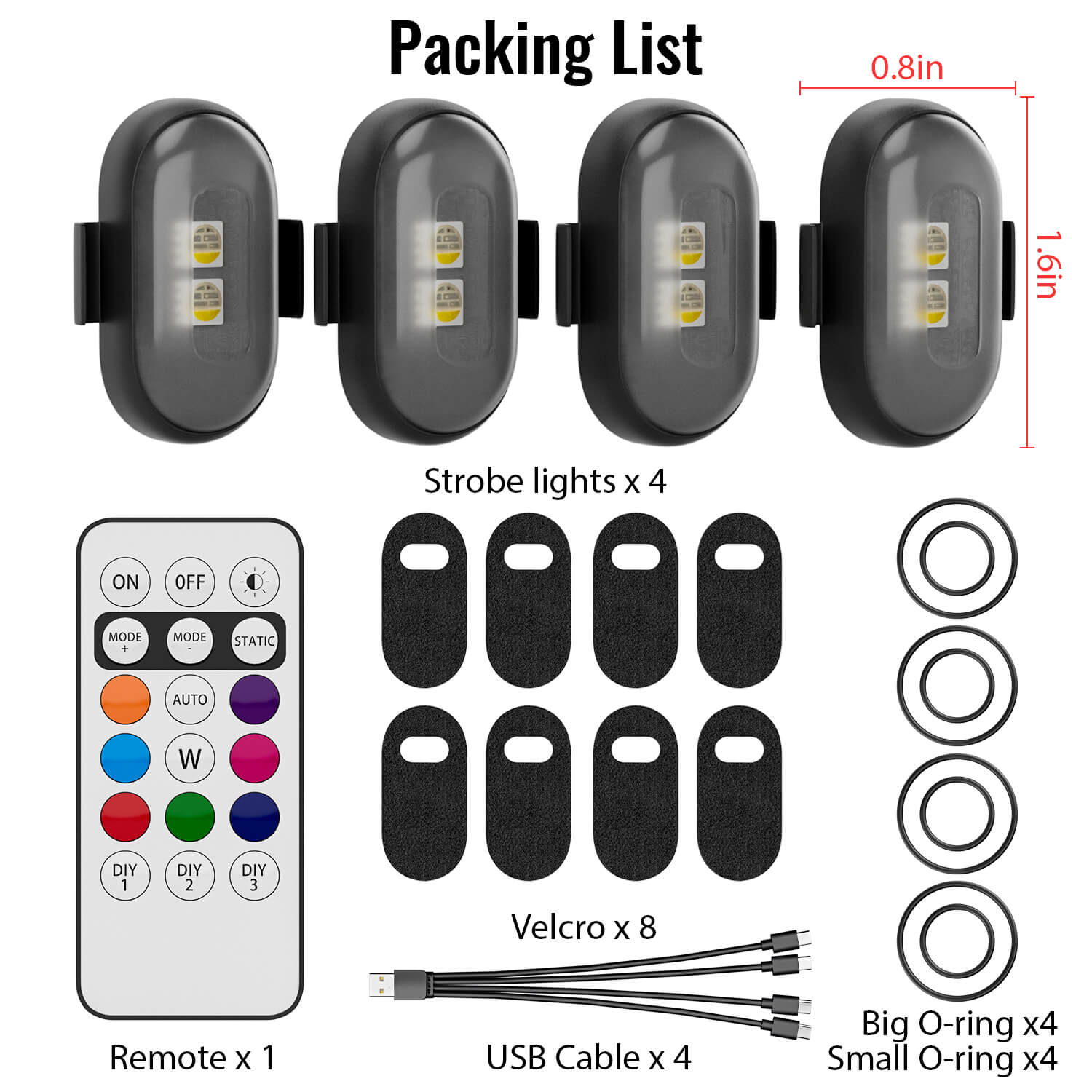 Wireless LED Lights-RG3