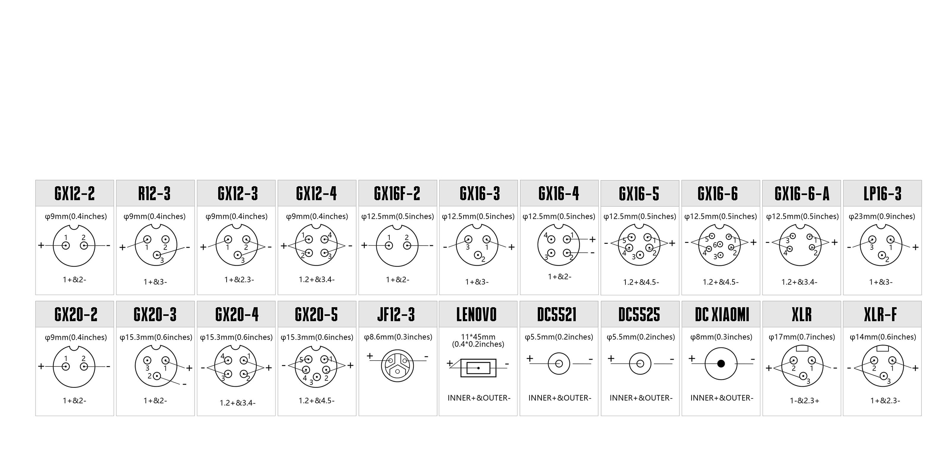 GX-XT60 Adapters (2 x XT60 Male) For Fast Chargers