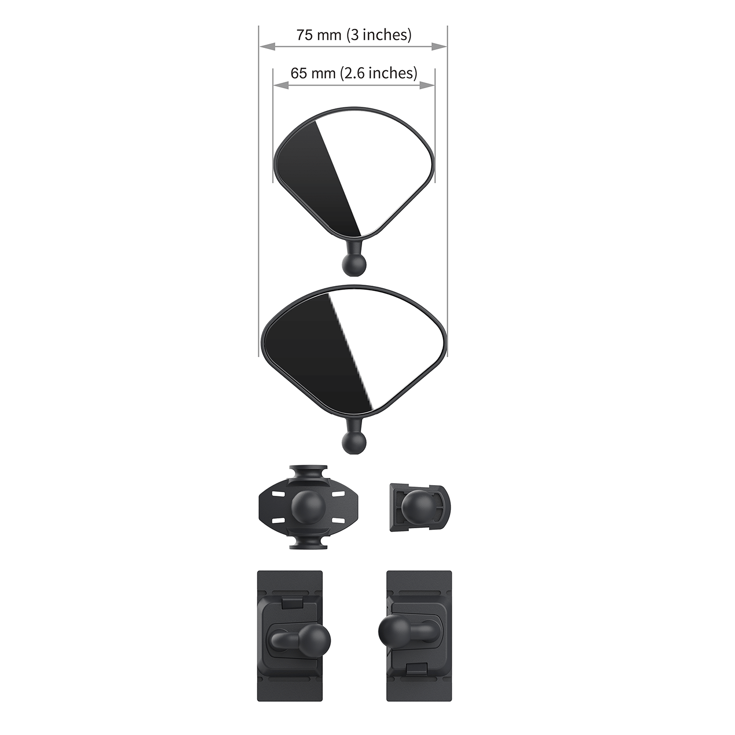 Rétroviseurs et kit de base